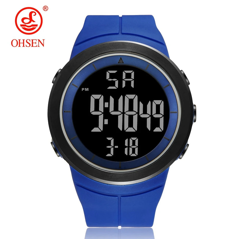 Black Tactical Digital Watch