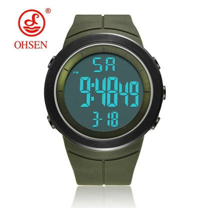 Black Tactical Digital Watch