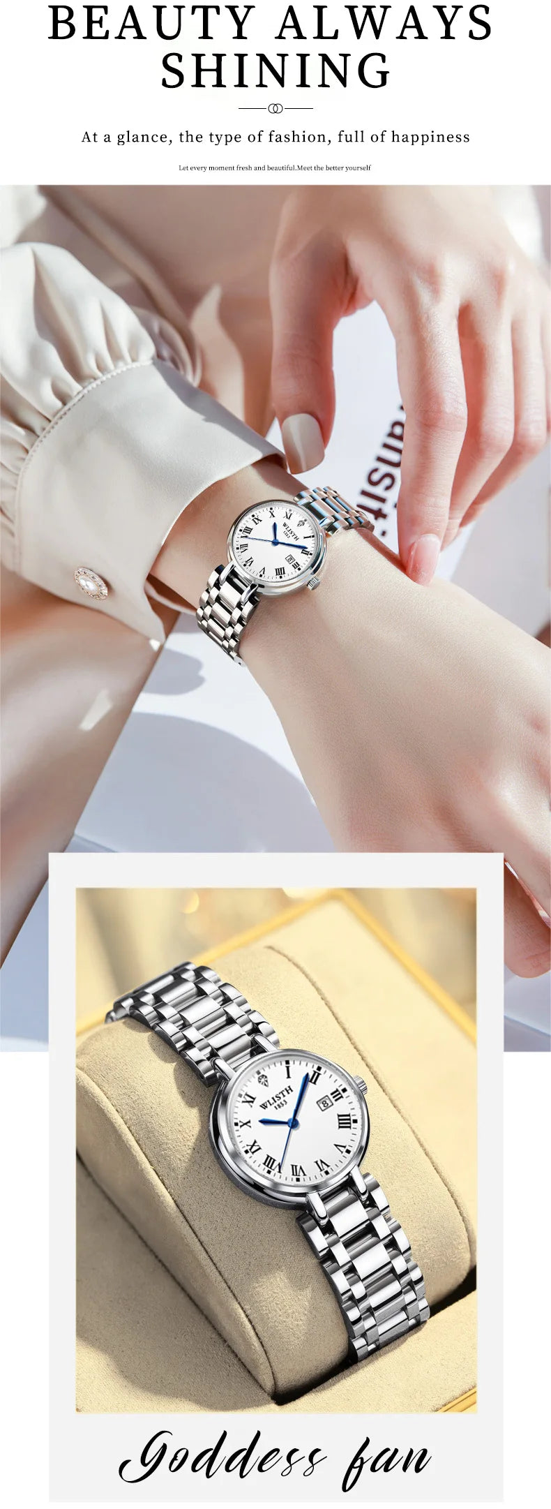 Glow Steel Lady Watch