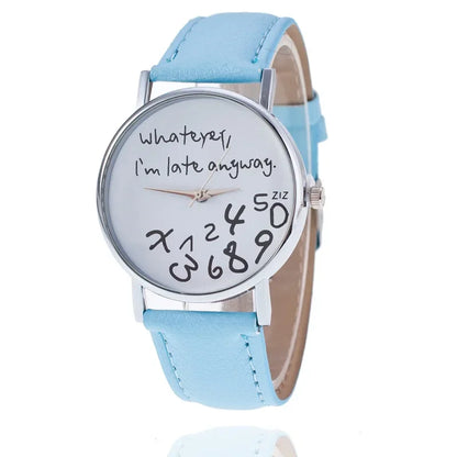 Vintage Letter Dial Watch