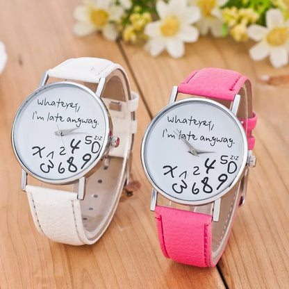 Vintage Letter Dial Watch