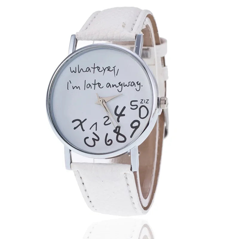 Vintage Letter Dial Watch