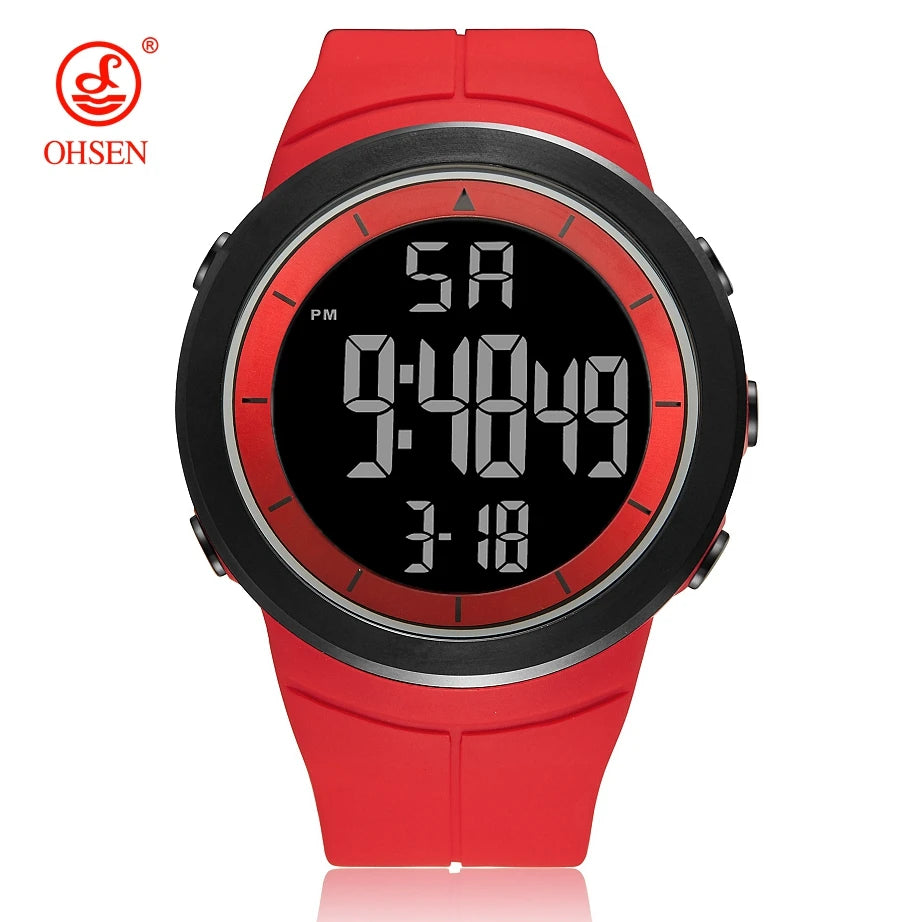 Black Tactical Digital Watch