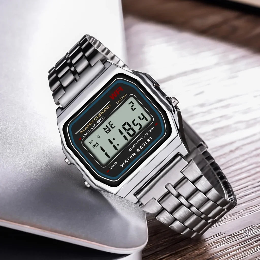 Gold Sport Digital Watch