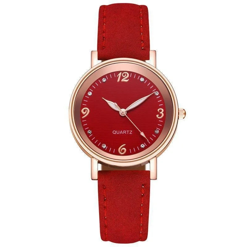 Luxe Leather Bracelet Watch