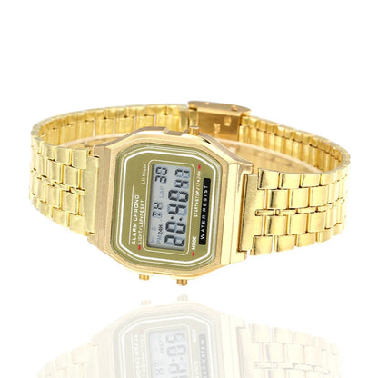 Gold Sport Digital Watch