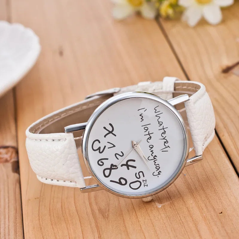 Vintage Letter Dial Watch
