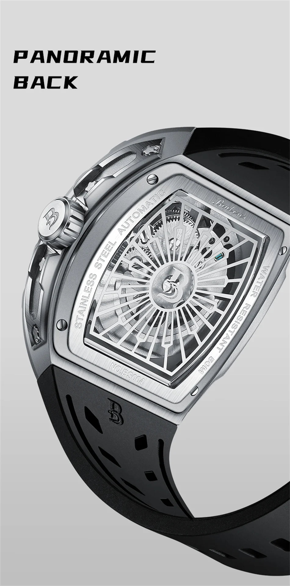 Diamond Tonneau Sport Watch