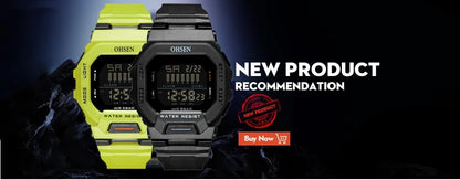 Black Tactical Digital Watch