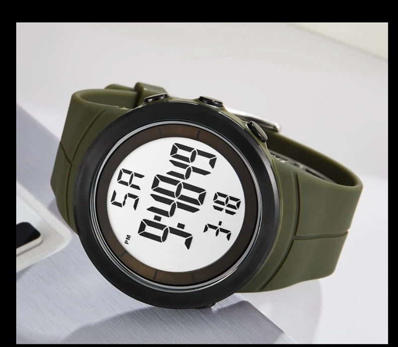 Black Tactical Digital Watch