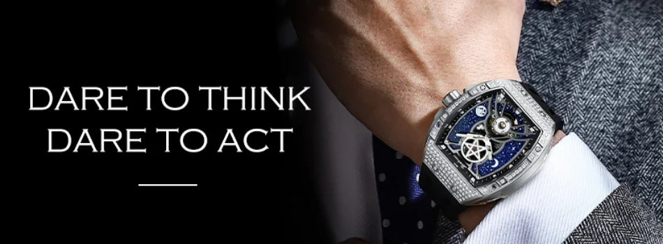 Diamond Tonneau Sport Watch