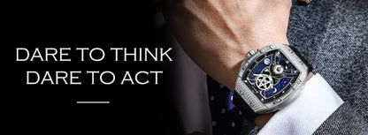 Diamond Tonneau Sport Watch