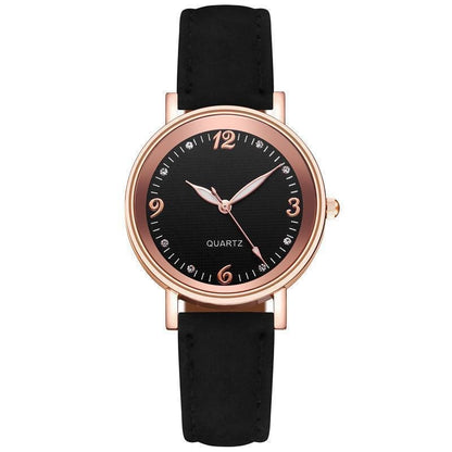 Luxe Leather Bracelet Watch