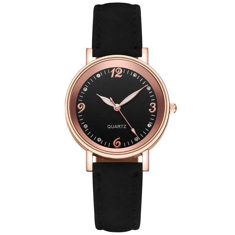 Luxe Leather Bracelet Watch