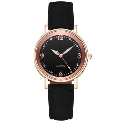 Luxe Leather Bracelet Watch