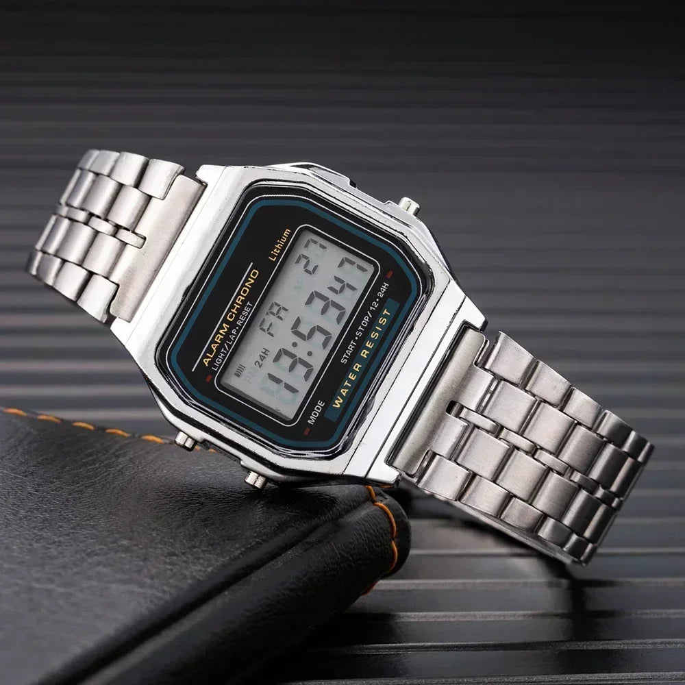Gold Sport Digital Watch