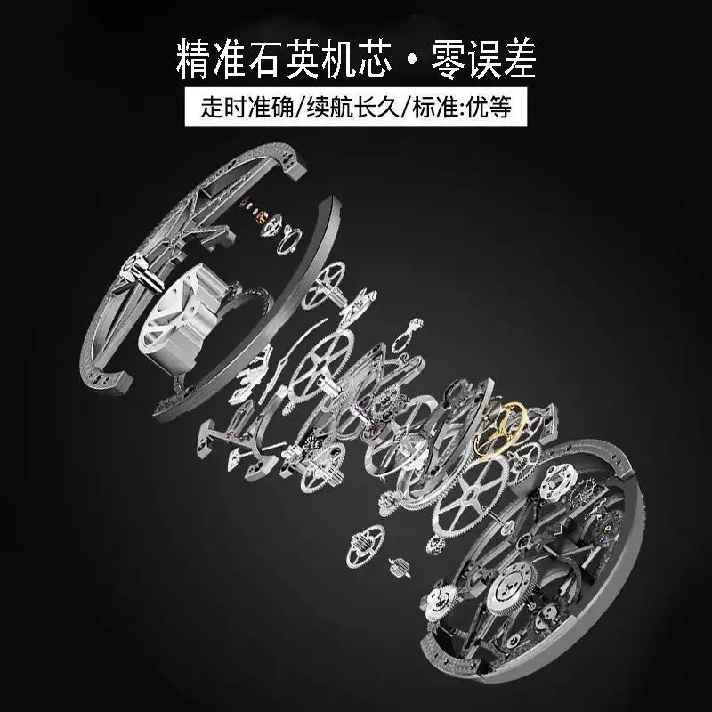 Executive Leather Quartz Watch