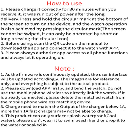 Smart Health Fitness Watch