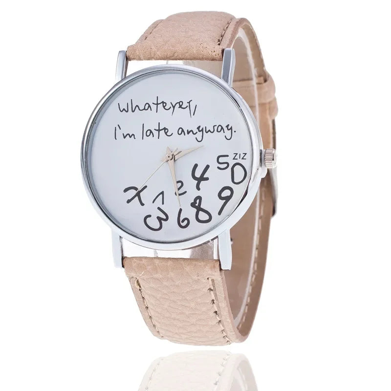 Vintage Letter Dial Watch
