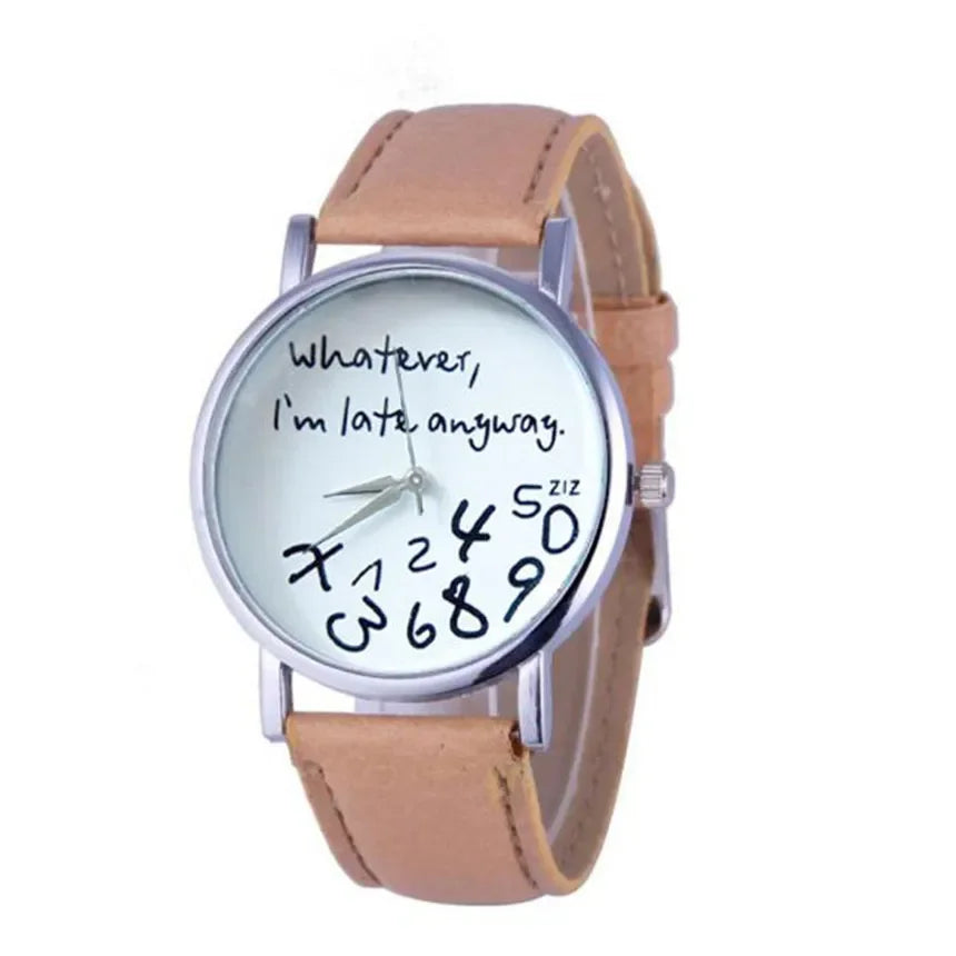 Vintage Letter Dial Watch