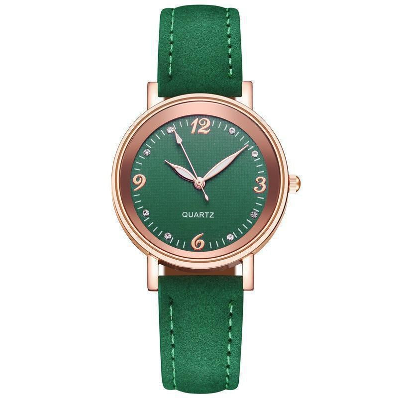 Luxe Leather Bracelet Watch