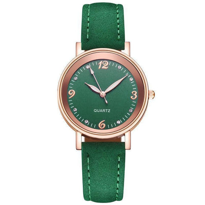 Luxe Leather Bracelet Watch