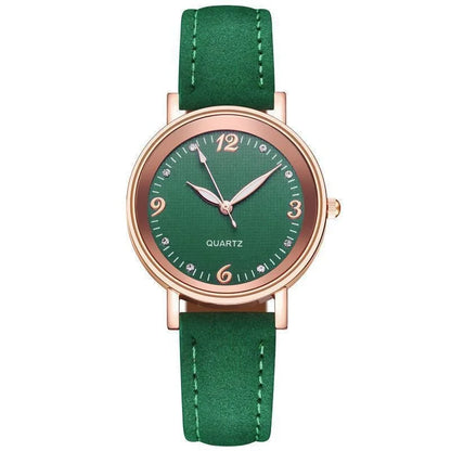 Luxe Leather Bracelet Watch