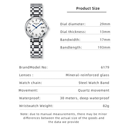 Glow Steel Lady Watch