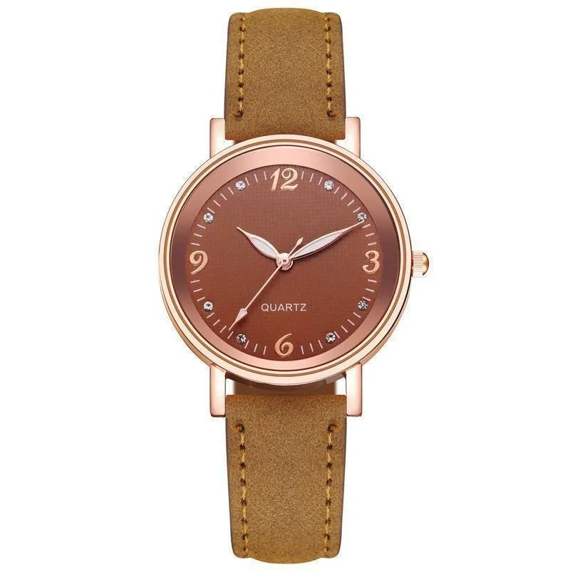 Luxe Leather Bracelet Watch