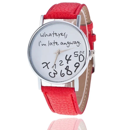 Vintage Letter Dial Watch
