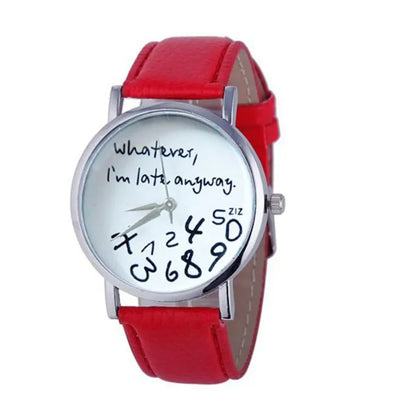 Vintage Letter Dial Watch