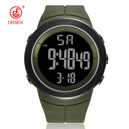 Black Tactical Digital Watch