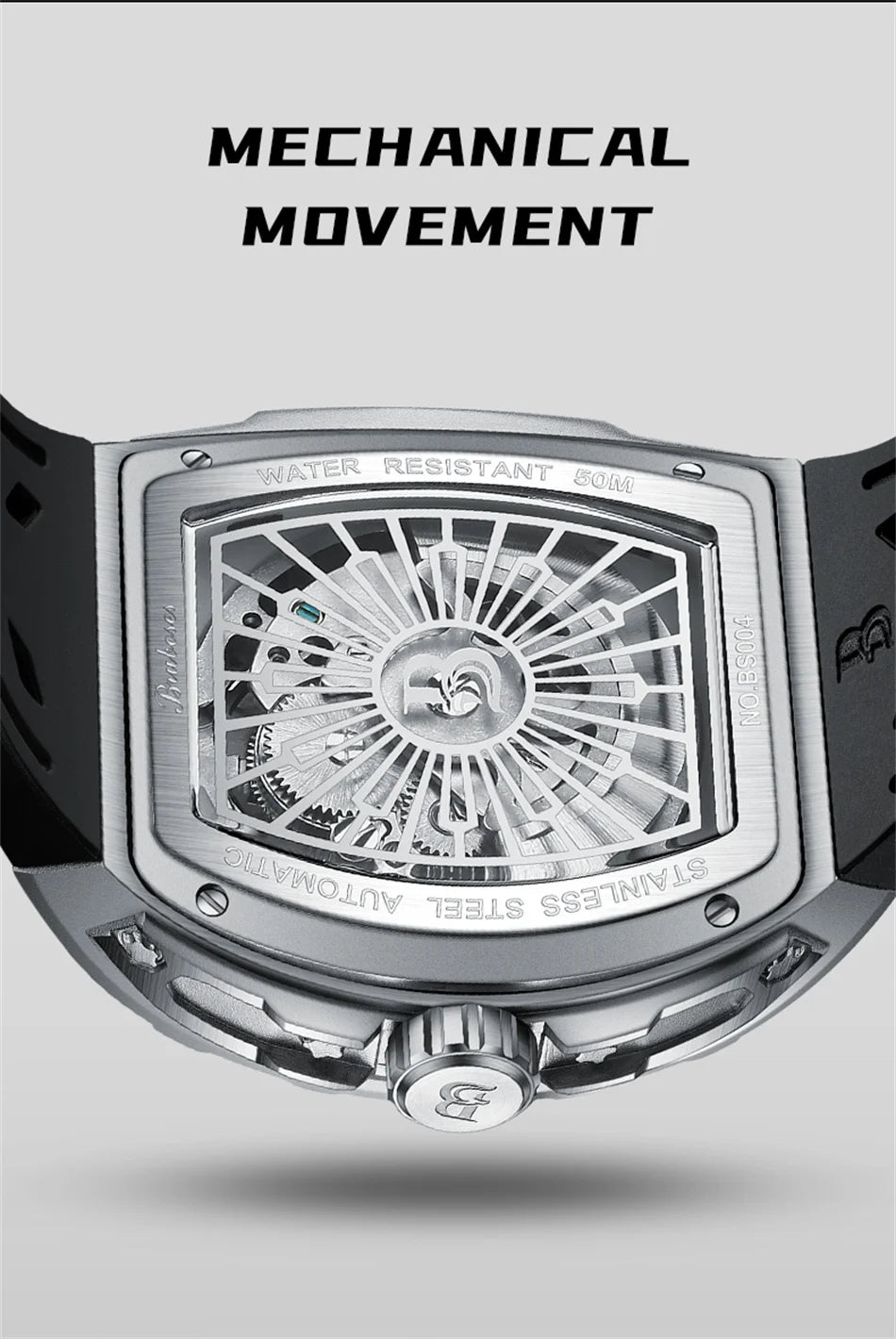 Diamond Tonneau Sport Watch