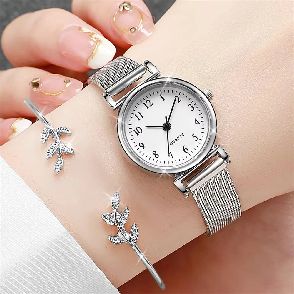 Chic Bracelet Watch Set