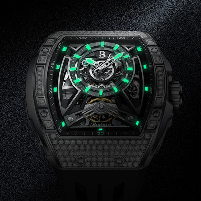 Diamond Tonneau Sport Watch