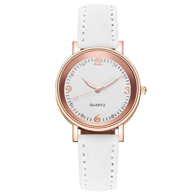 Luxe Leather Bracelet Watch