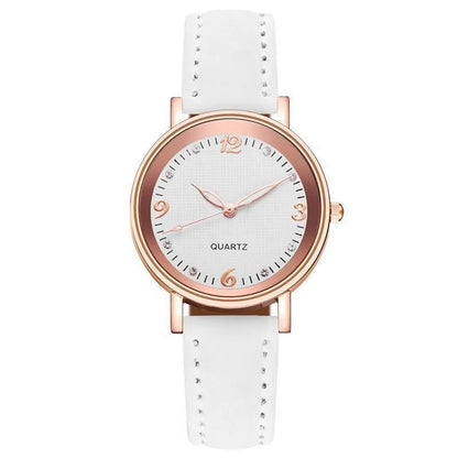 Luxe Leather Bracelet Watch