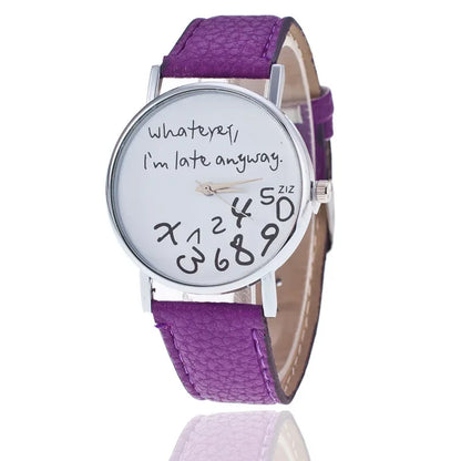 Vintage Letter Dial Watch