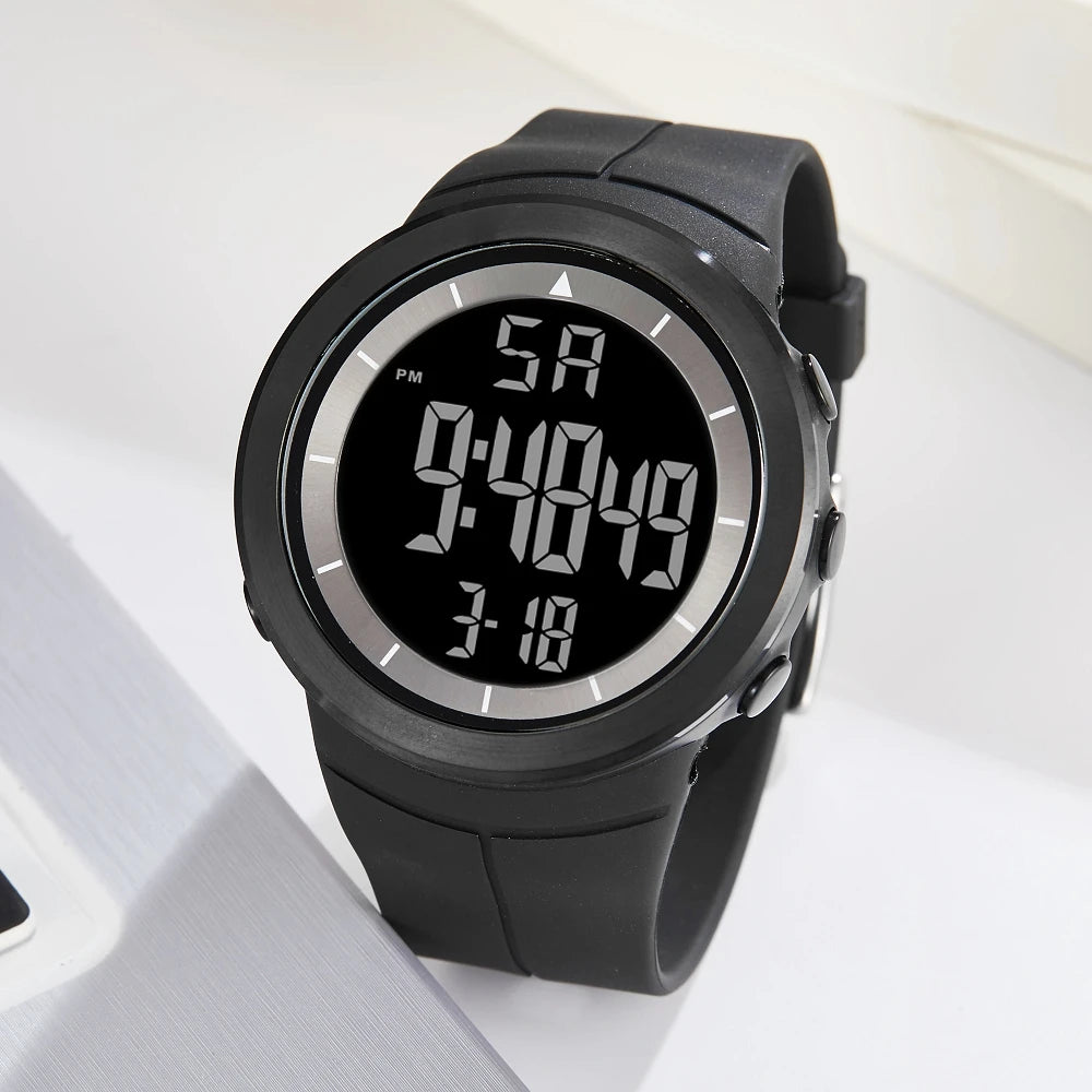 Black Tactical Digital Watch