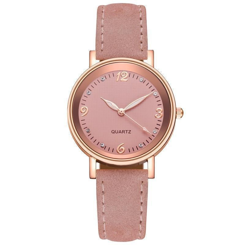 Luxe Leather Bracelet Watch