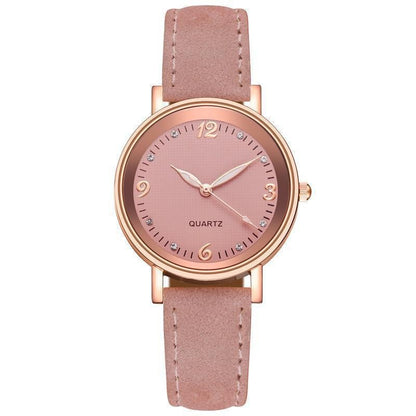 Luxe Leather Bracelet Watch