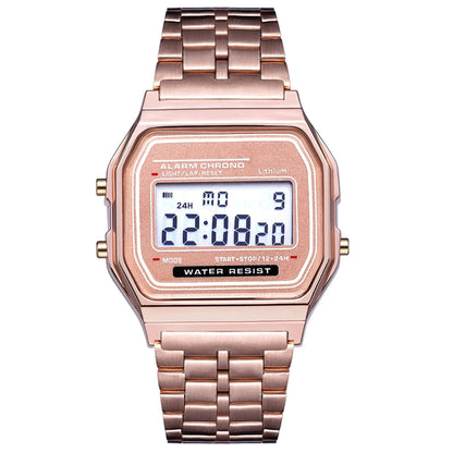 Gold Sport Digital Watch
