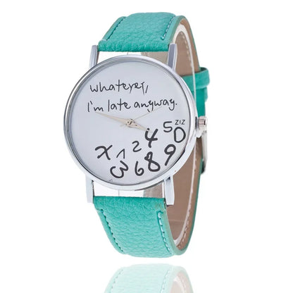 Vintage Letter Dial Watch