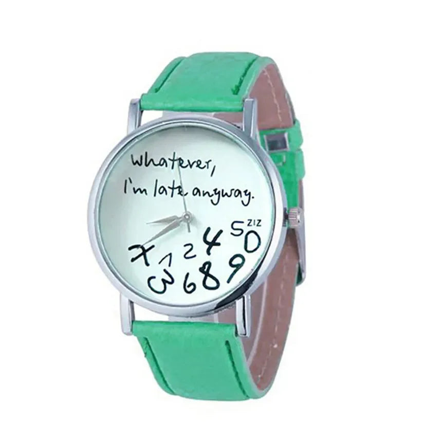 Vintage Letter Dial Watch