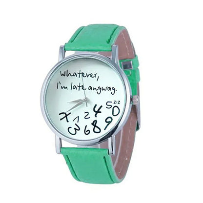 Vintage Letter Dial Watch