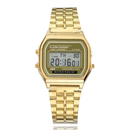 Gold Sport Digital Watch