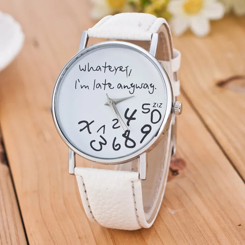Vintage Letter Dial Watch