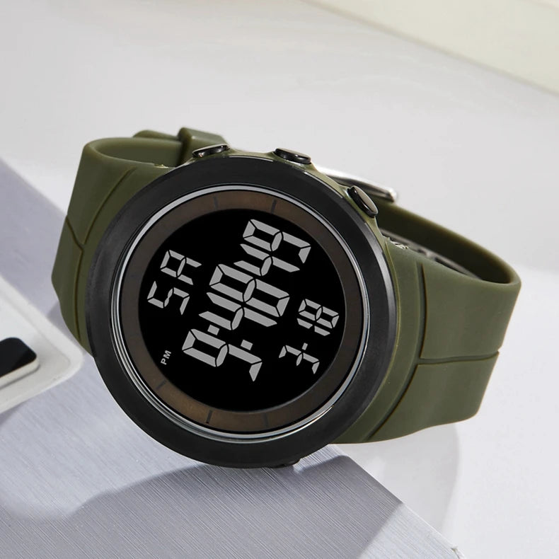Black Tactical Digital Watch