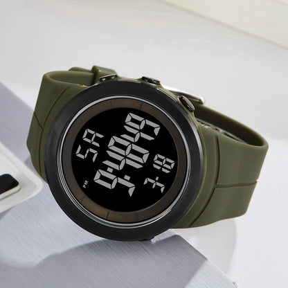 Black Tactical Digital Watch