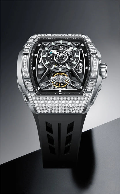 Diamond Tonneau Sport Watch